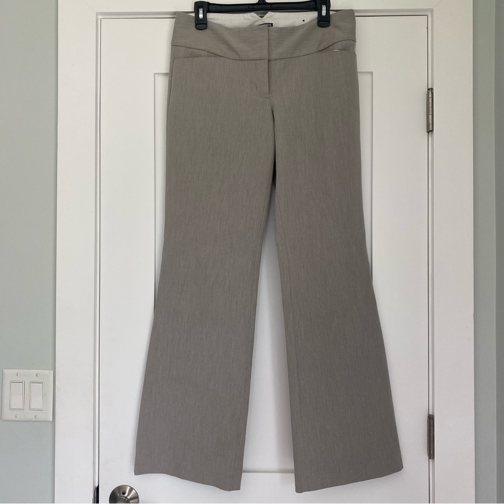 Express Gray Boot Cut Pants Professional Flare